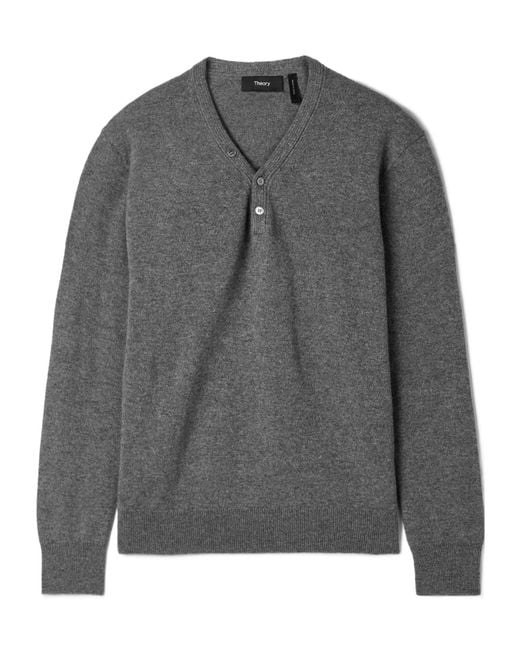 Theory Gray Cashmere Sweater