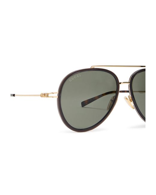 Gucci Metallic Metal Sunglasses