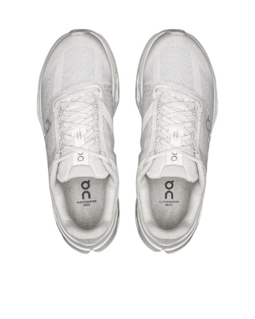 On Shoes White Cloudsurfer Next Lace-Up Sneakers