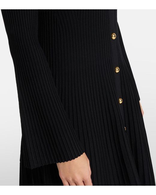 Jonathan Simkhai Black Philippa Shirt Dress