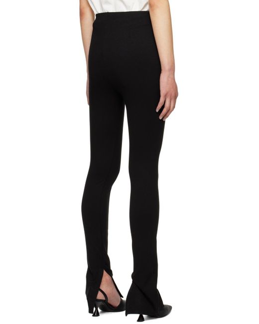 Anine Bing Black Max High-Rise Skinny Trousers