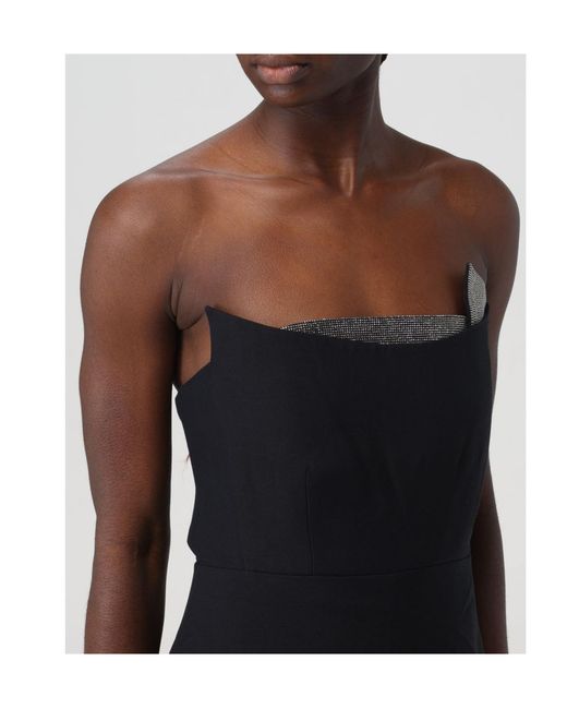 Roland Mouret Black Zippered Dress