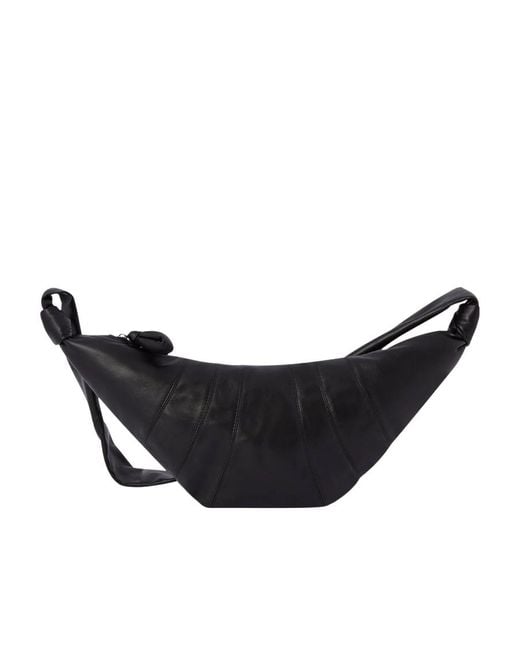 Lemaire Black Croissant Medium Shoulder Bag for men