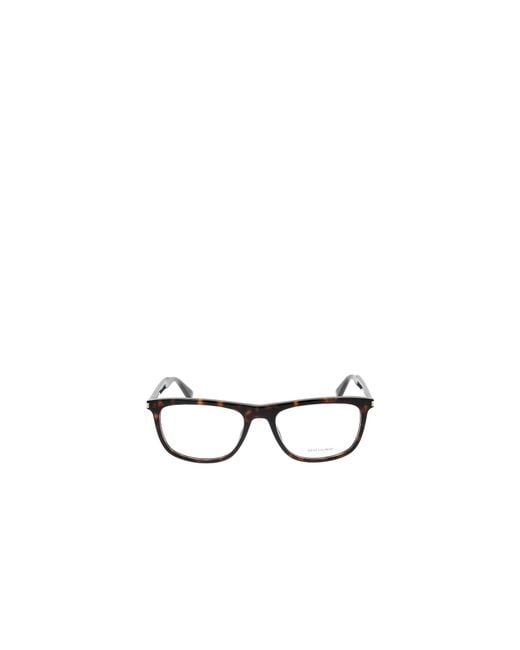 Saint Laurent White Eyewear Square Frame Glasses for men
