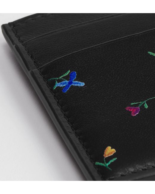Dior Black Amour Freesia Card Holder