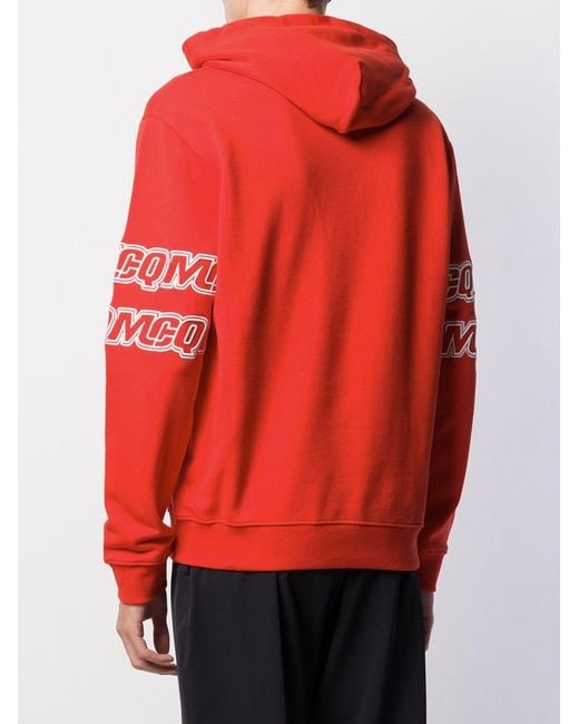 McQ Alexander McQueen Embroidered Logo Hoodie for men