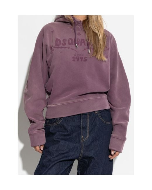 DSquared² Purple Hoodies