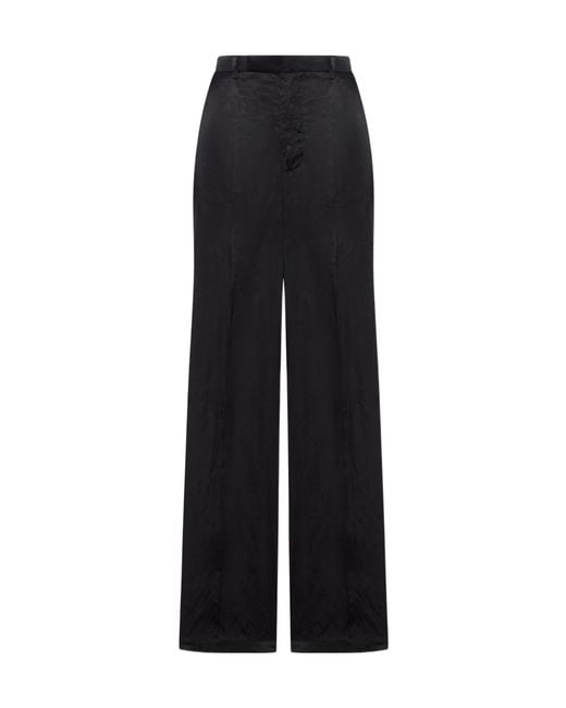 Rick Owens Black Straight Leg Pants