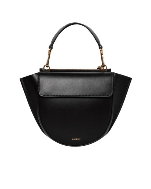Wandler Black Hortensia Mini Shoulder Bag