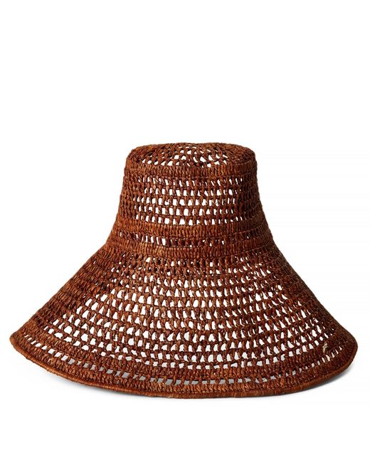 Chloé Brown Lightweight Straw Hat
