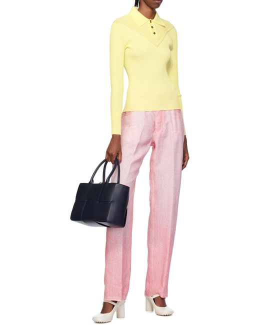 Bottega Veneta Blue Intrecciato Tote Bag