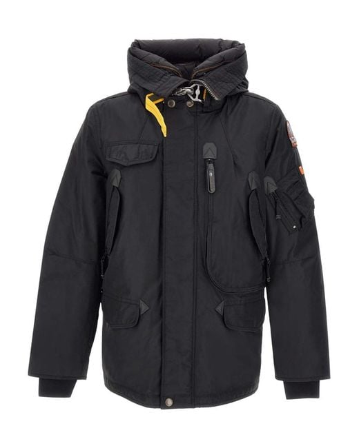 Parajumpers Blue Hooded Down Jacket for men