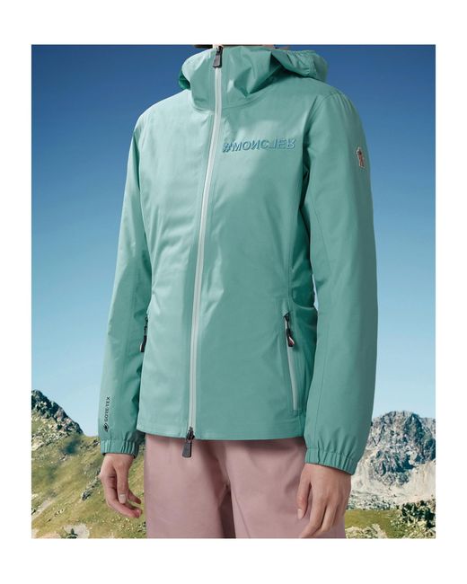Moncler Green Valles Hooded Jacket