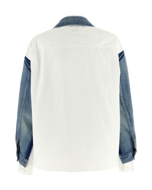 Junya Watanabe Blue X Levi's Panelled Denim Jacket