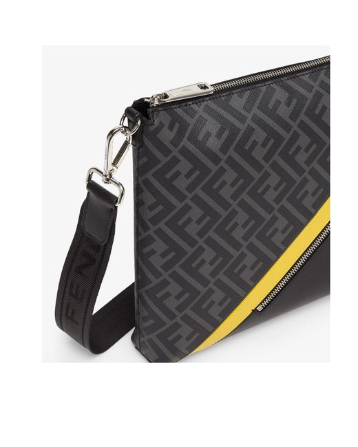 Fendi Black Fabric Bag for men