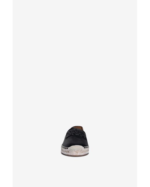 Chloé Blue Round-Toe Flat Shoes