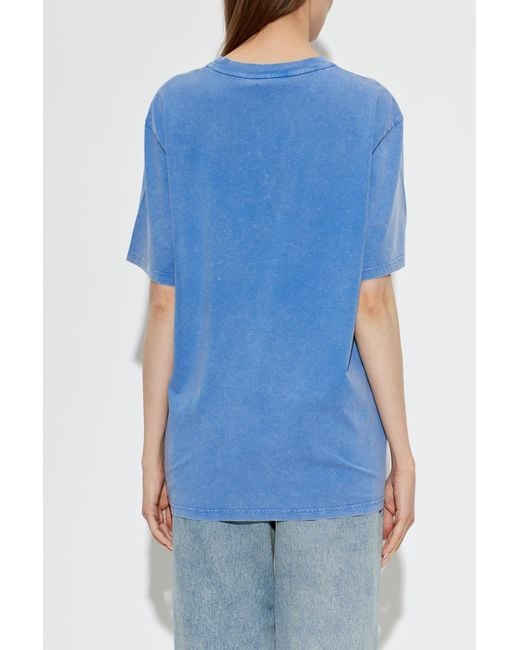 Stella McCartney Blue Short-Sleeved T-Shirt