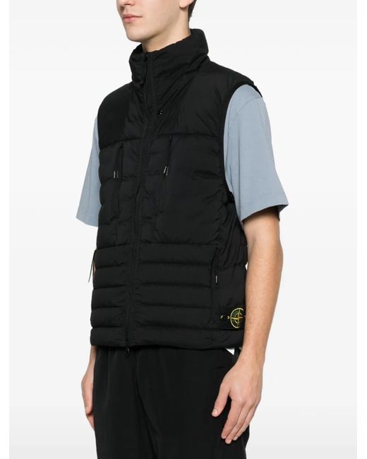 Stone Island Black Jackets for men