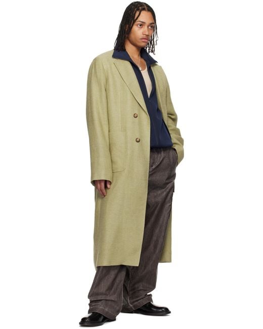 Our Legacy Gray Relaxed Fit Way Pants for men