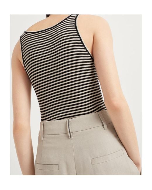 Brunello Cucinelli Natural Straight-Leg Pleated Pants