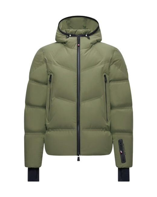 Moncler Men's Green Grenoble Angren Padded Ski Jacket