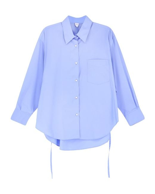 Aspesi Blue Patch Pocket Button-Up Shirt