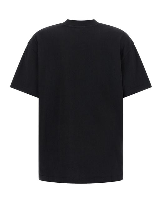 Off-White c/o Virgil Abloh Black Logo Printed Crewneck T-Shirt