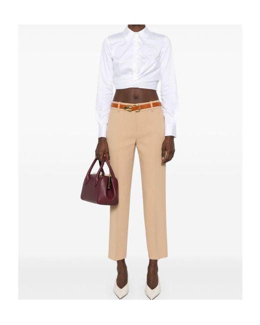 Ermanno Scervino Natural Tapered Trousers