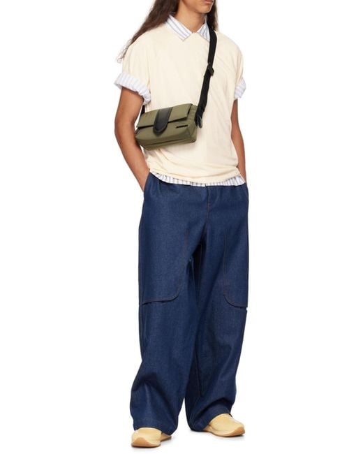 Jacquemus Green Bambino Small Messenger Bag for men