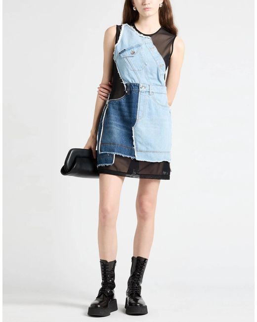 Dolce & Gabbana Blue Colored Denim Cami Dress
