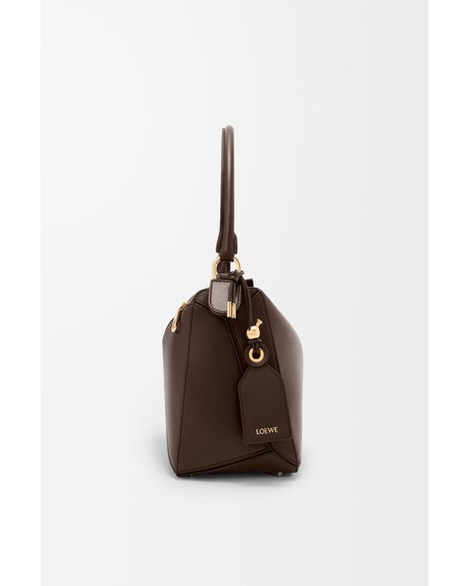 Loewe Brown Medium Featherlight Puzzle Bag