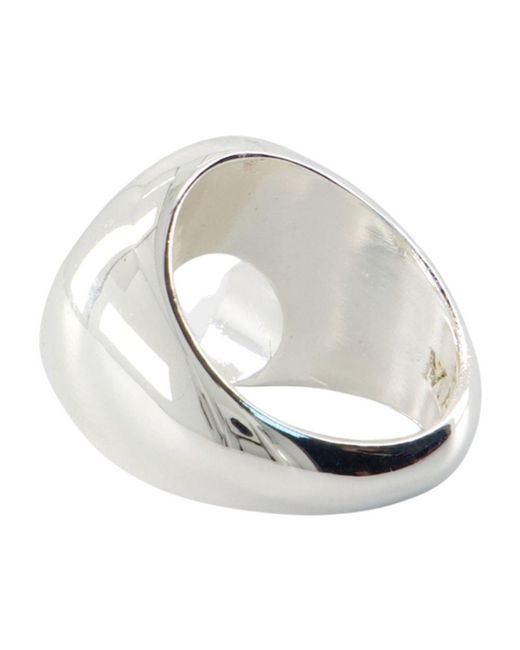 MARINE SERRE Metallic Moon Ring