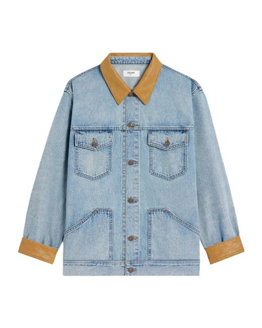 Céline Blue Trucker Jacket