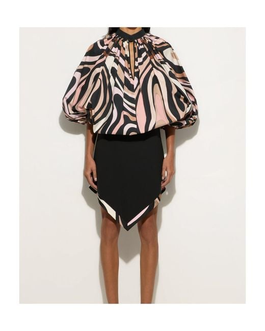 Emilio Pucci Black Printed Sweatshirt