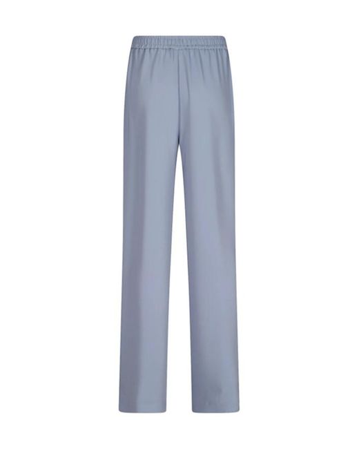 Herno Blue Drawstring Wide-Leg Pants
