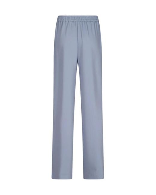 Herno Blue Drawstring Wide-Leg Pants