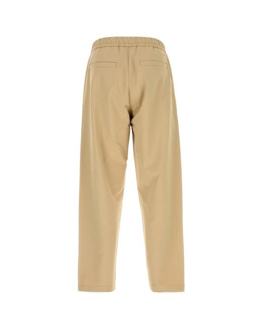 Herno Natural Belt Loop Casual Pants for men