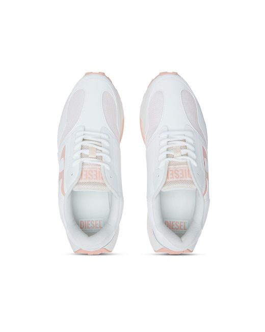 DIESEL White S-Tame-D Running Sneakers
