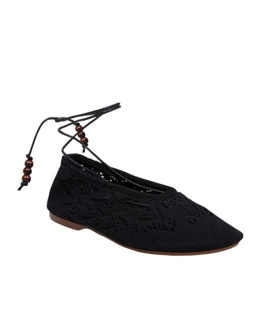 Alohas Black Rosemary Ballet Flats