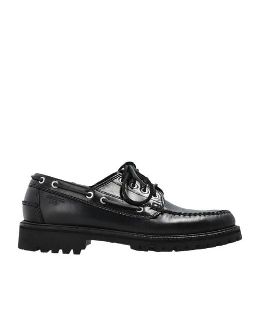 G.H.BASS Black Ranger Boat Shoes for men