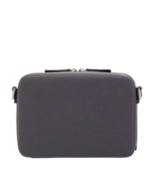 Emporio Armani Blue Asv Eagle Plate Mini Camera Bag for men