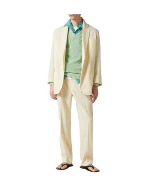Auralee Natural Oversized Classic Suit for men