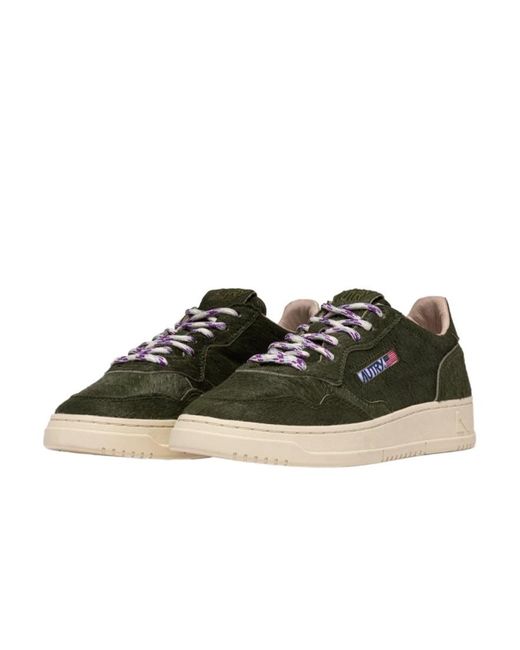 Autry Green Medalist Low-Top Sneakers
