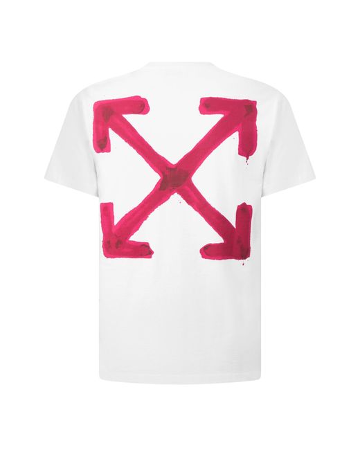Off-White c/o Virgil Abloh White Crew Neck Short Sleeve T-Shirt for men
