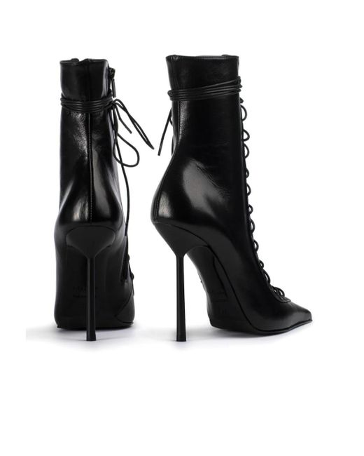 Le Silla Black Heeled Boots