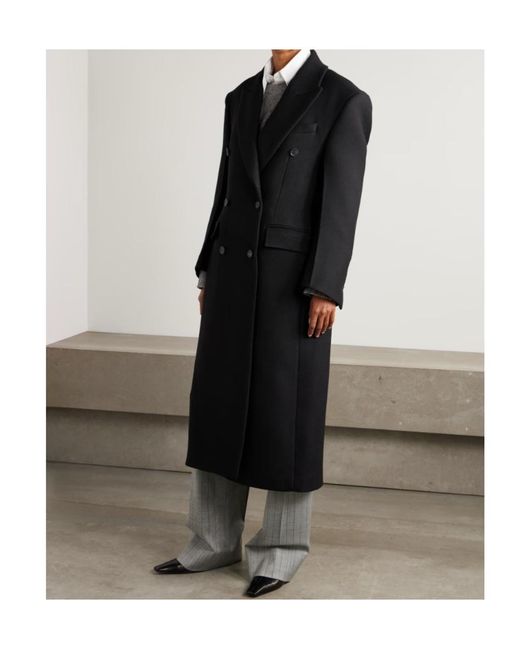 Rohe Blue Double-Breasted Coat