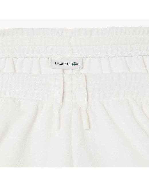 Lacoste White Versatile Casual Shorts