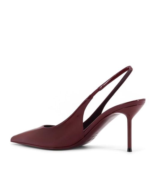 Paris Texas Purple Pointed Toe Heeled Pumps