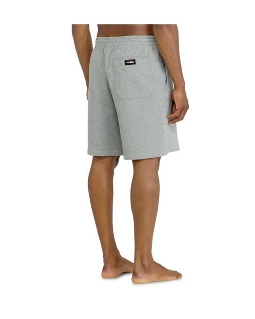 DIESEL Gray Lucas D Core Drawstring Shorts for men