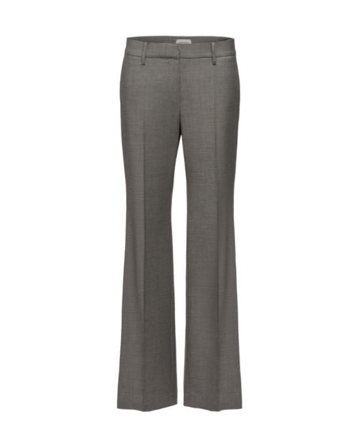 Magda Butrym Gray Flared Tailored Trousers
